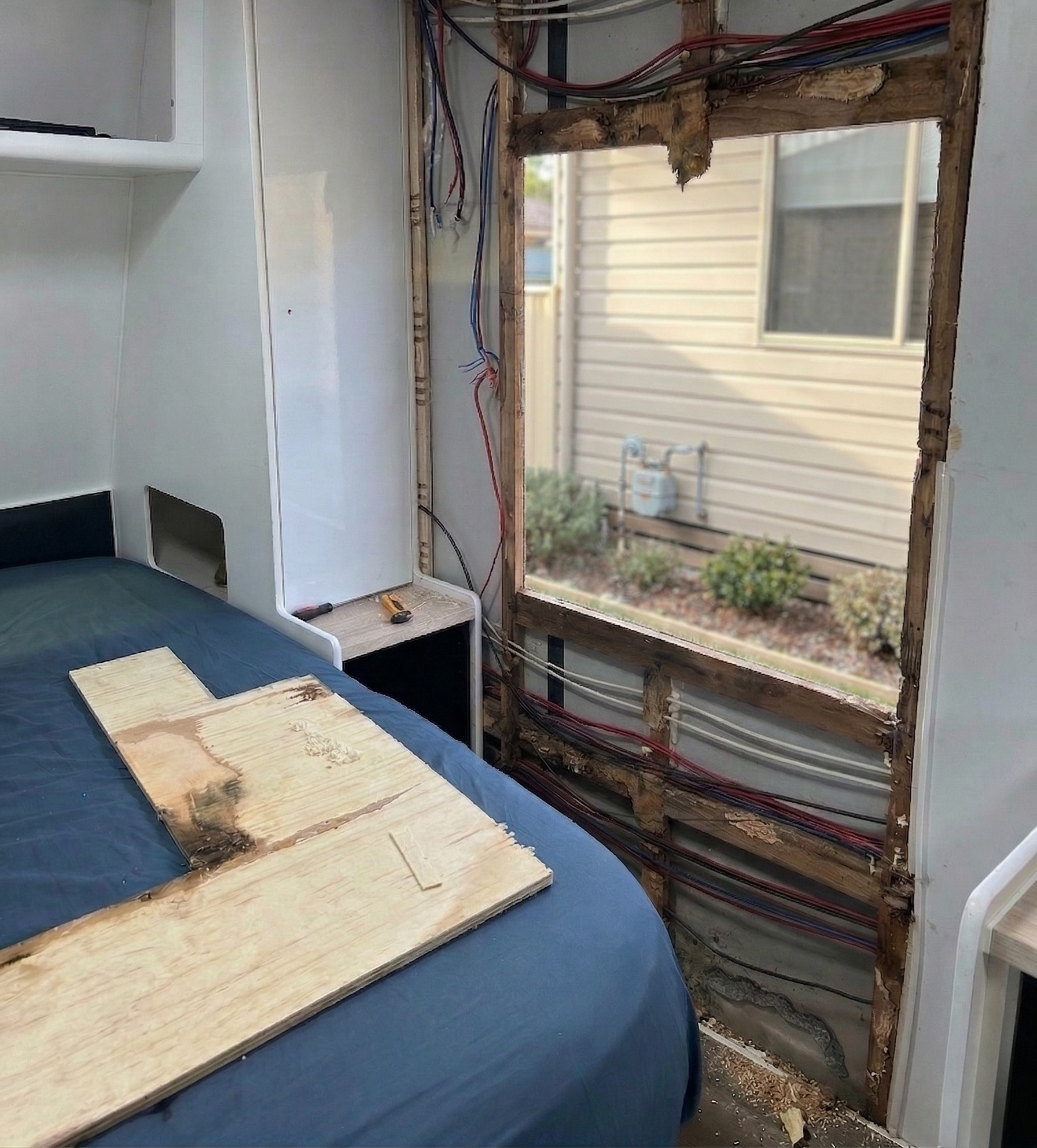 Caravan water leak repairs Sunshine Coast